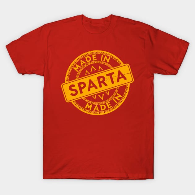 Made in Sparta Mono T-Shirt by nickbeta